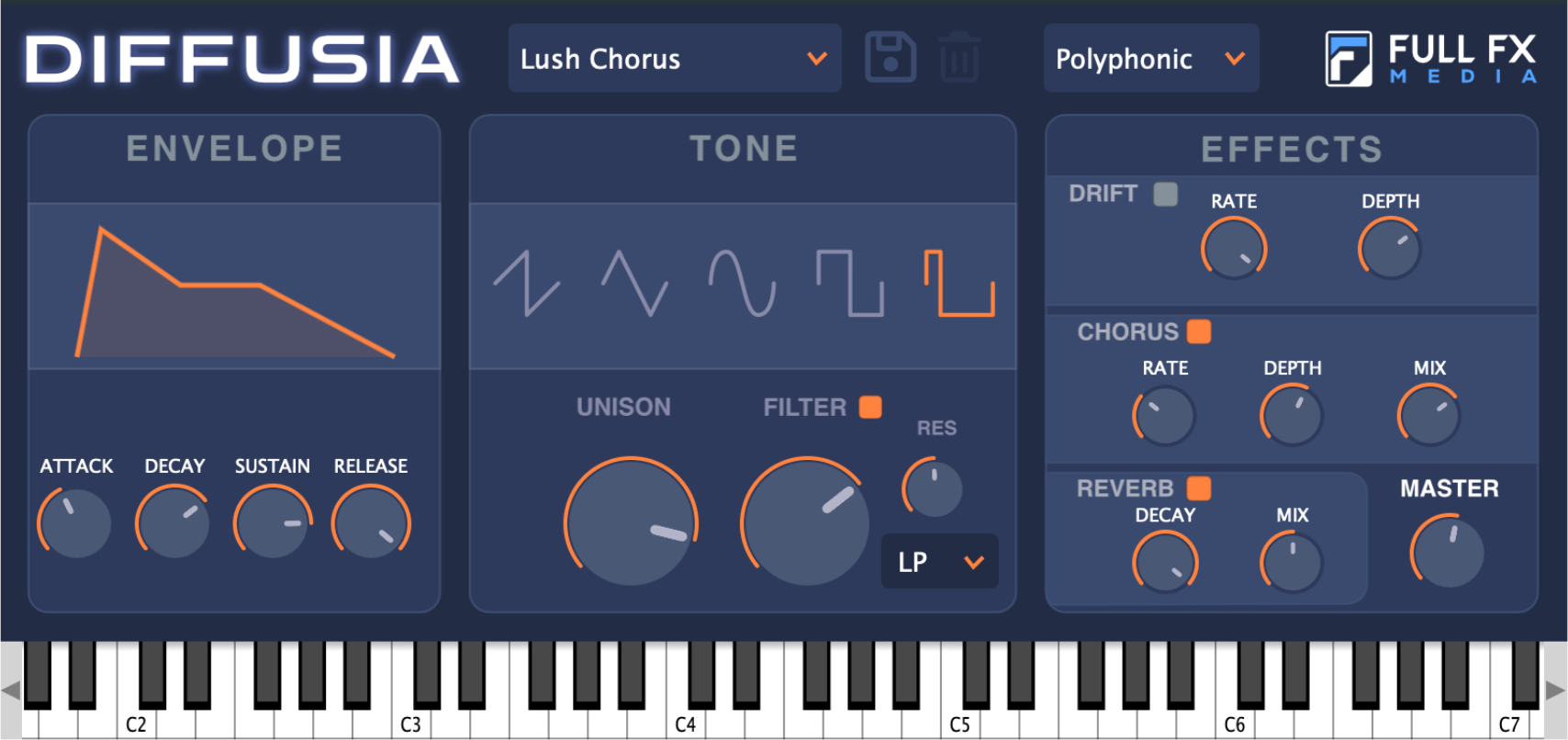 Diffusia free reverb VST plugin
